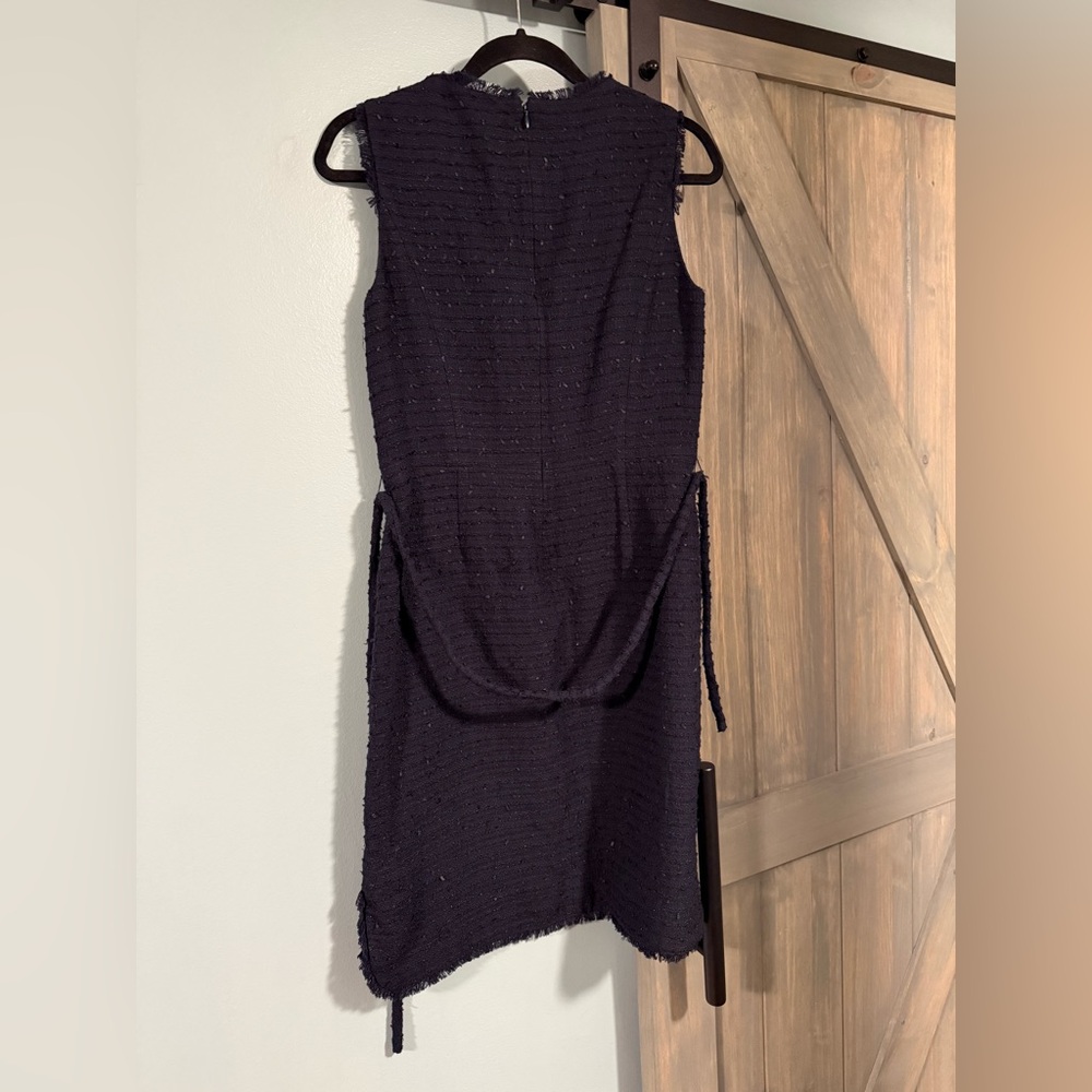 Brooks Brothers Navy Textured Mini Dress - Picture 3 of 3